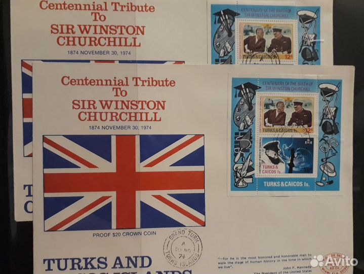 Конверты первого дня (США, GB)