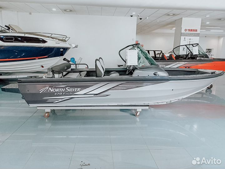 Алюминиевый рыболовный катер NorthSilver 470 Fish