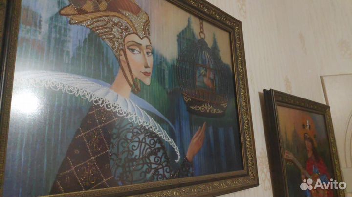 Картины бисером 