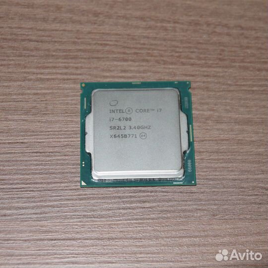 Процессор Intel Core i7-6700 LGA1151, 4 x 3400 мгц