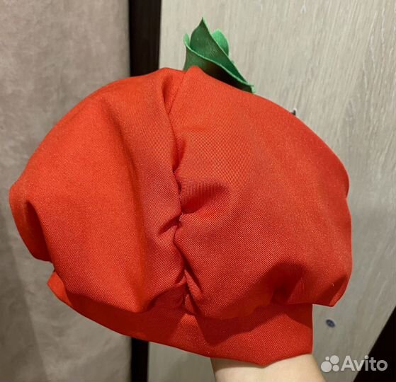 Карнавальная шапочка помидор