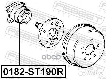 Ступица задняя 0182-ST190R Febest