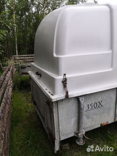 Финский прицеп 3,5х1,5 с пластиковой крышкой