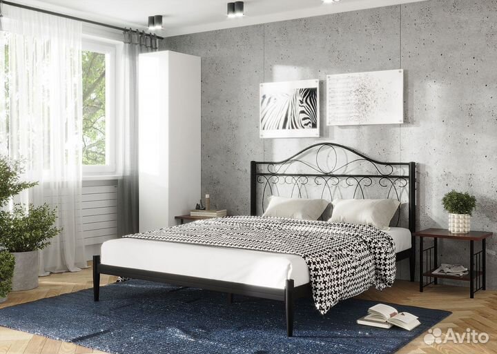 Кровать новая металлическая 160х200