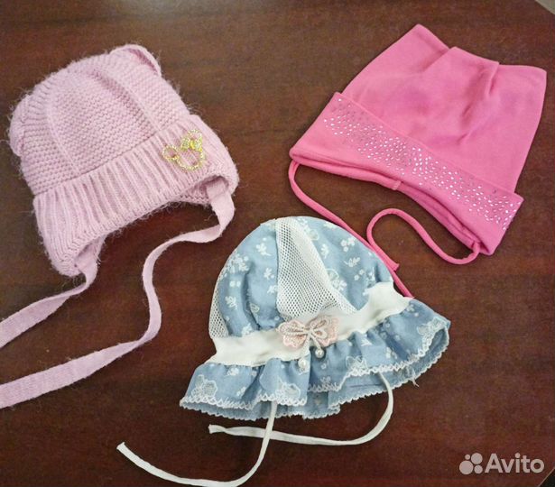 4 детские шапочки на все сезоны