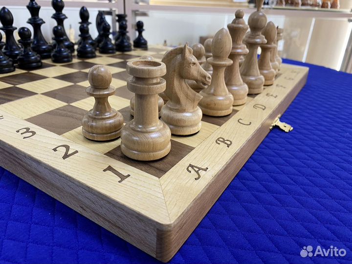 Шахматы шпонированные 