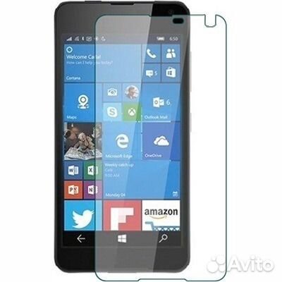 Защитное стекло на Microsoft Lumia 650 (0.3мм, 9H)