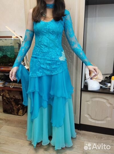 Платье для бальных танцев стандарт