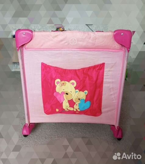 Детская кровать манеж с матрасом