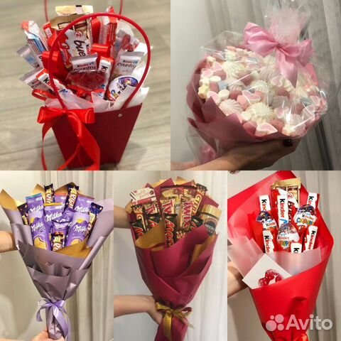 Сладкий букет подарок на День матери мамы
