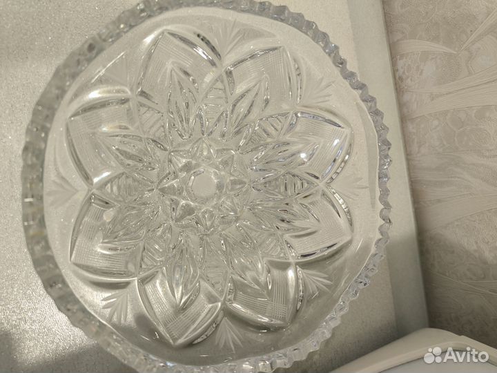 Салатник хрустальный