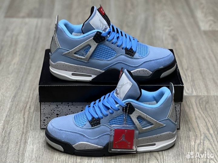 Кроссовки Air Jordan 4 University Blue (36-45)