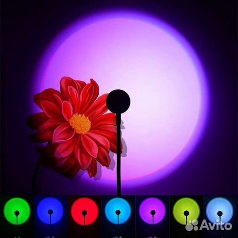 Светодиодная USB-лампа с закатом, ночник