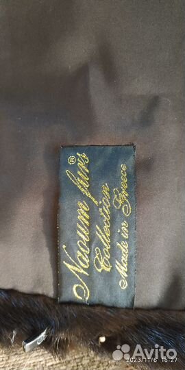 Шуба норковая с капюшоном 48-50-52