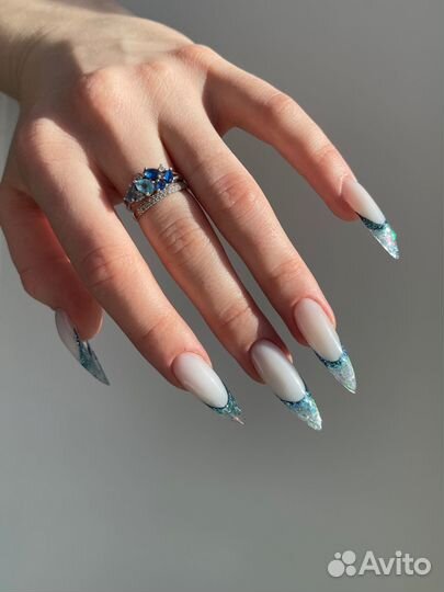 Маникюр Наращивание Френч