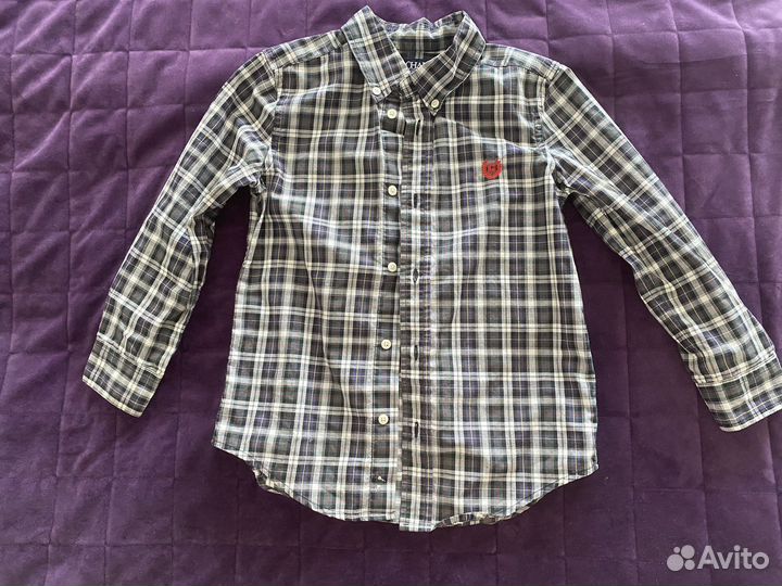 Рубашка на мальчика 116-122