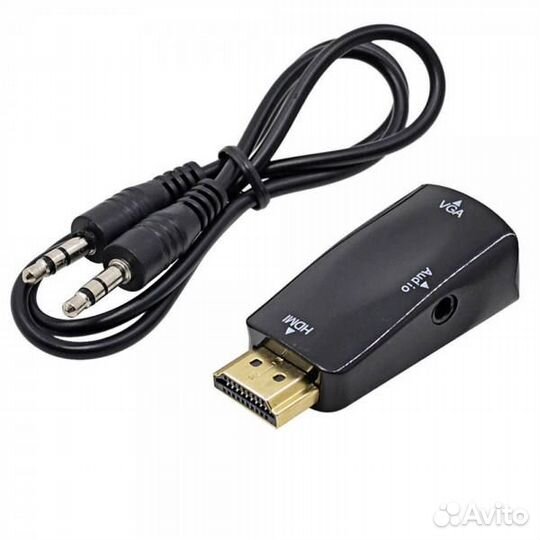 Переходник конвертер VGA hdmi для компьютера
