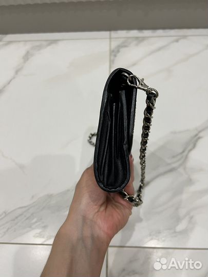 Сумка клатч натуральная кожа б/у