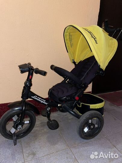 Детский трехколесный велосипед lamborgini