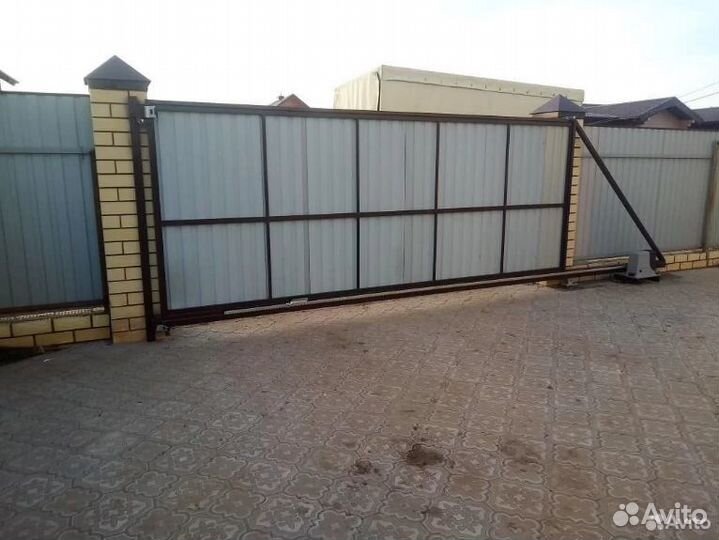 Откатные ворота под заказ 5х2м