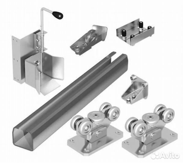 Рельса для ворот обслуживание доставка до 72 ч