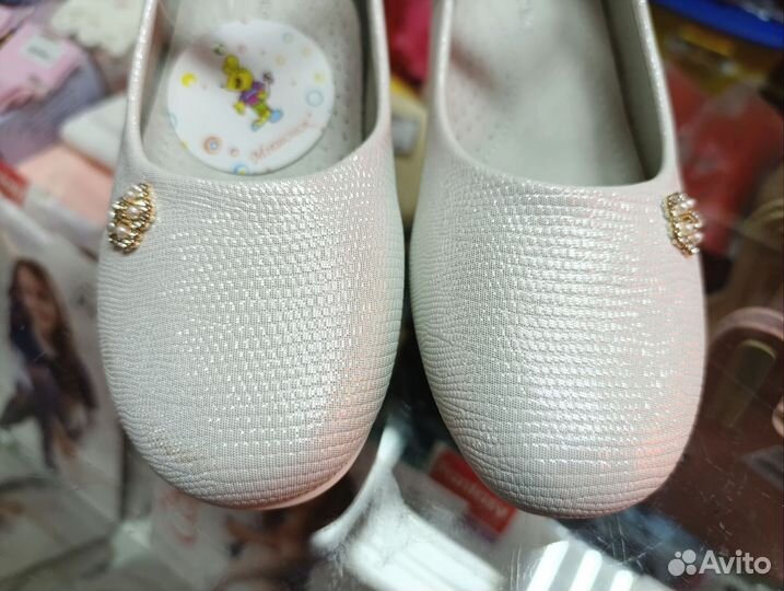 Туфли для девочки 34 размер, по стельке 22 см