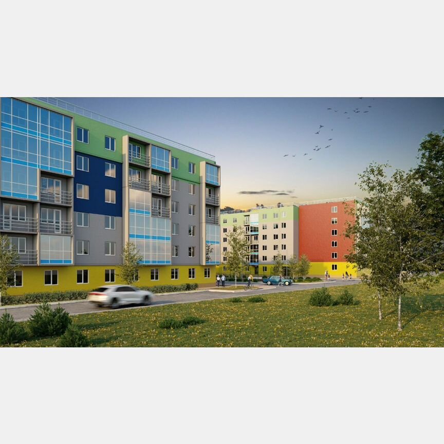 Квартира-студия, 25 м², 1/6 эт.