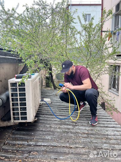 Чистка заправка и ремонт кондиционеров