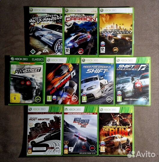 NFS Collection Xbox 360