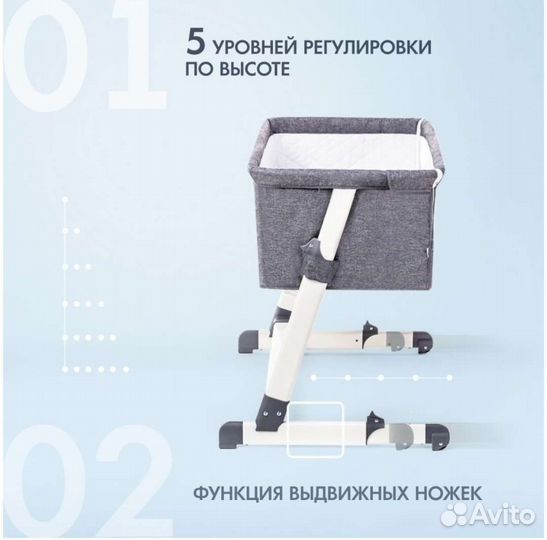 Детская кроватка трансформер Nuovita