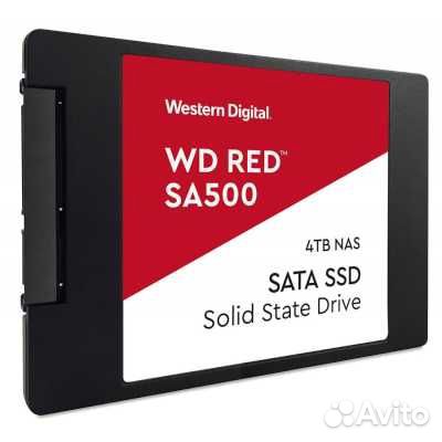 SSD диск WD Red 4Tb WDS400T1R0A - новый