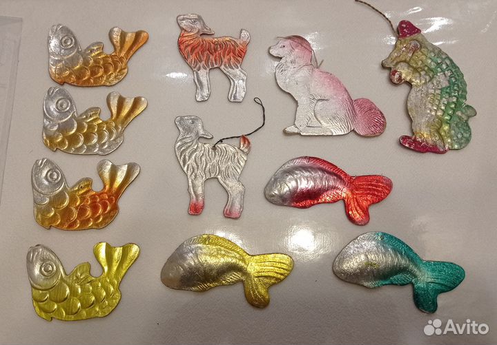 Елочные игрушки СССР - картонаж