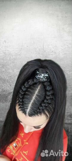 Плетение кос с канекалоном