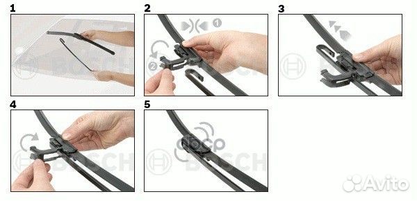 Щётки с/о 530/380мм aerotwin retro 3 397 007 503