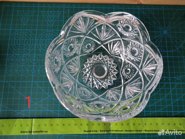 Ваза хрусталь