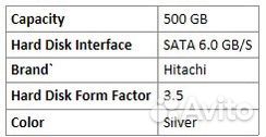Жесткий диск hitachi 500gb