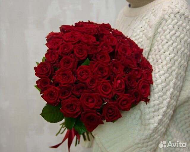 Розы красные 51 шт., 101 шт., 151 шт