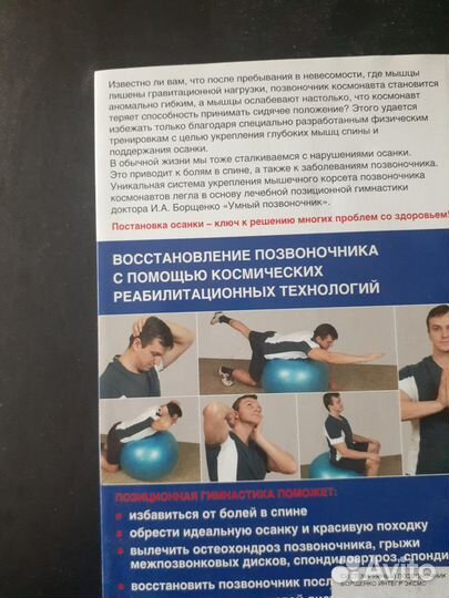 Книга Система умный позвоночник Игорь Борщенко