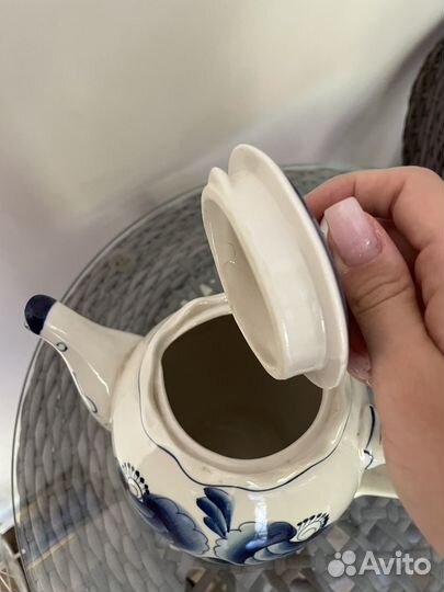 Чайник заварочный гжель