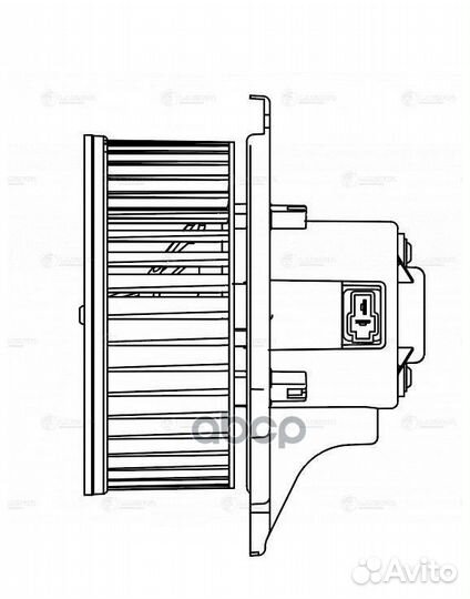 Э/вентилятор отоп. LFH0860 luzar
