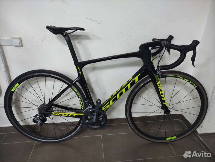 Велосипед Scott foil RC 10 black/yellow