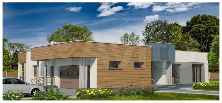 Коттедж 284 м² на участке 15 сот.