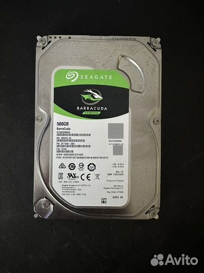 Жесткий диск Seagate barracuda 500gb
