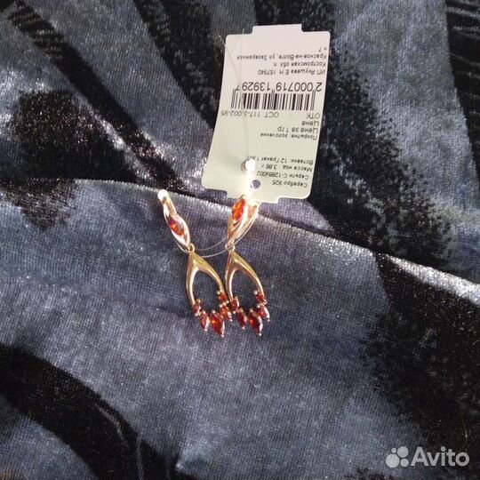 Серьги серебро