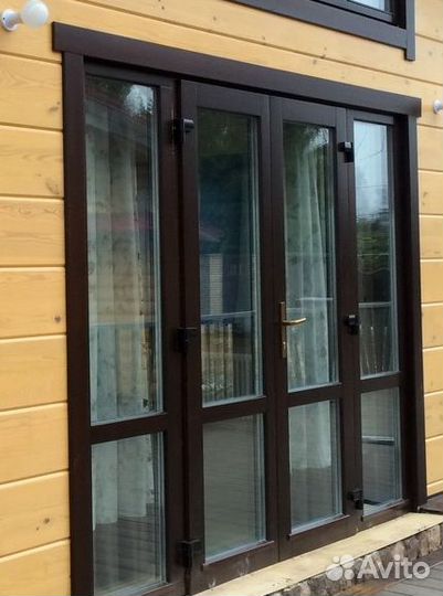 Дверь входная пластиковая