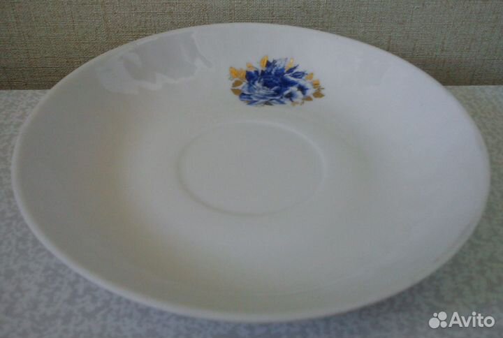 Чайная пара фарфоровая