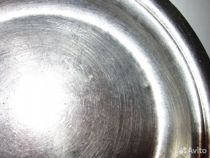 Тарелка б/у из нержавейки (СССР)