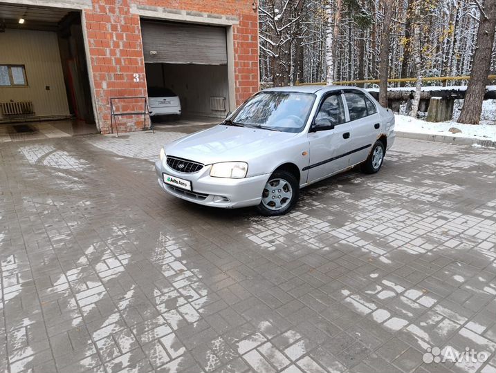 Hyundai Accent 1.5 МТ, 2005, 367 425 км