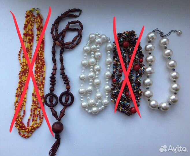 Бусы из натуральных камней