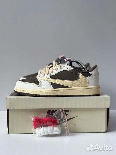 Кроссовки Nike air jordan 1 low travis scott